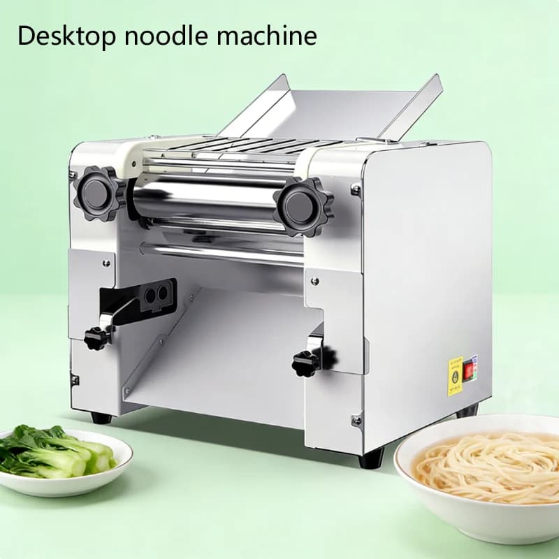 Macchina Elettrica per Stendere la Pasta con Rulli e Lame Intercambiabili per Noodle, Ravioli e Pasta