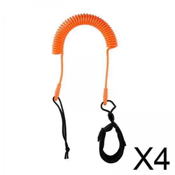 Guinzaglio per caviglia da surf Accessorio per tavola da paddle con corda a spirale in TPU per tavola da surf stand up paddle kayak