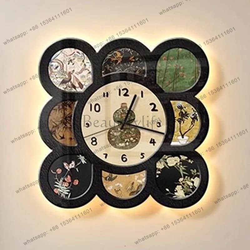 Orologio da Parete LED Design Moderno, Display Grande con Temperatura, Data e Settimana per Soggiorno, Camera da Letto, Cucina, Ufficio, Decorazione Casa, Silenzioso