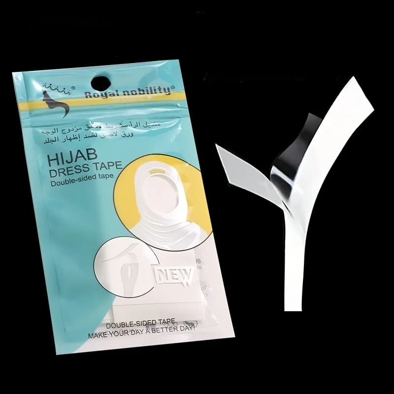 Transparent invisible ribbon for 72 pcs scarves - Two-sided tape, non-slip, waterproof, durable, invisible fashion accessories for women