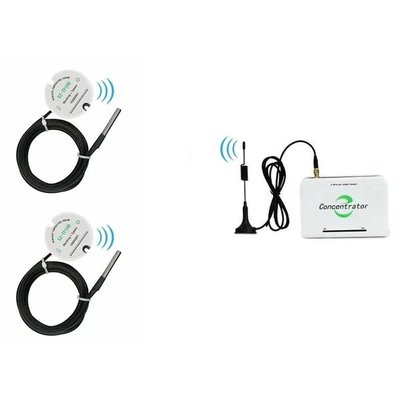 Registratore termometro wireless con rilevatore di temperatura sensore DS 18b20 con gateway di rete Ethernet