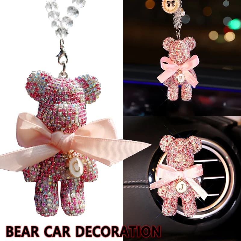 New Deodorant for Auto Bear and Bear Auto Mirror Rearview Pendant Outlet Air Perfume Perfume for Interior Accessories Auto