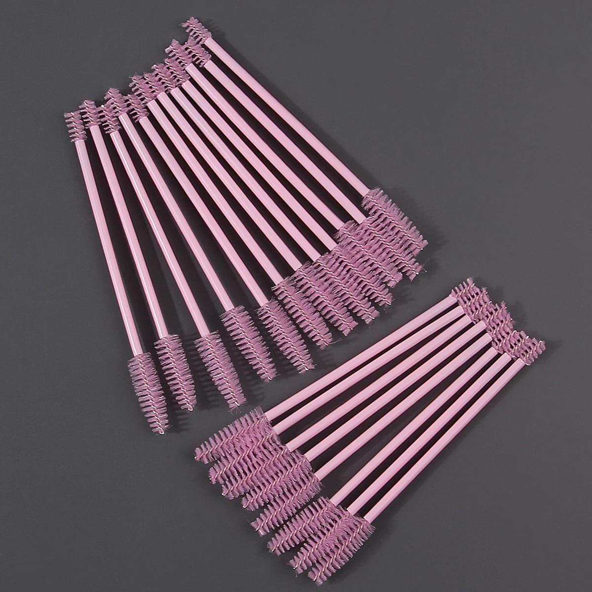 20-piece double head spiral head, soft and flexible, mascara brush, eyebrow brush, multipurpose eye makeup brush