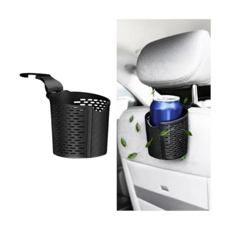 Car Back Seat Cup Holder, Vehicle Headrest Hanging Mount Water Bottle Drink Storage Holder, Automotive Interior Back Seat Cup O