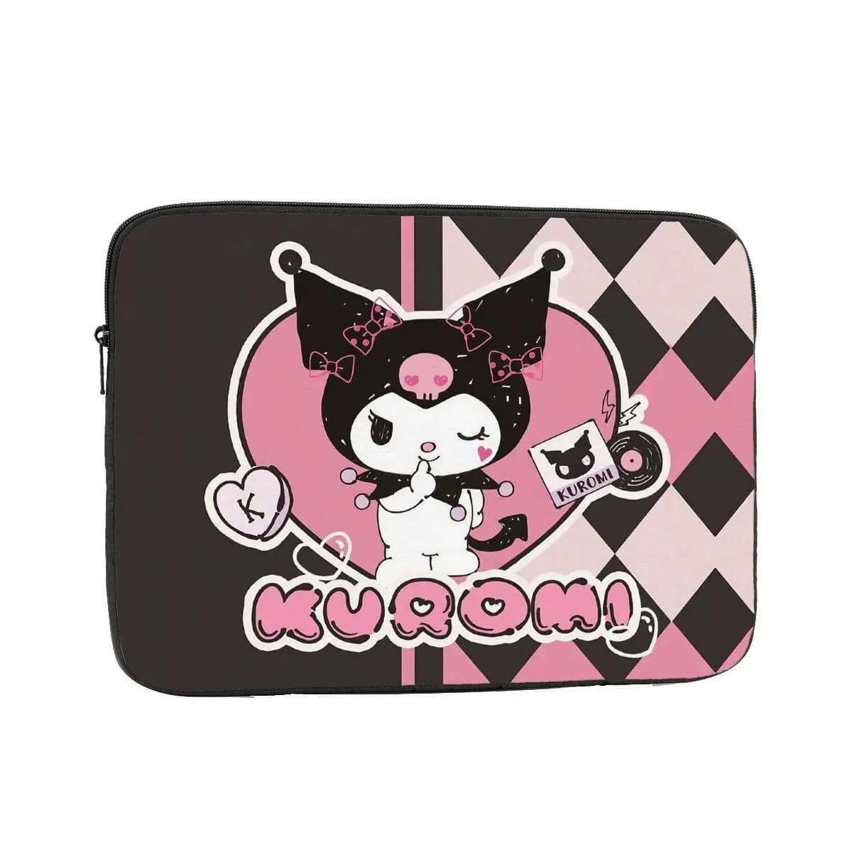 Custodia per Laptop con Cartoni Animati Carini, Borsa per Notebook da 12, 13, 15, 17 Pollici, Custodia Antiurto Kuromi
