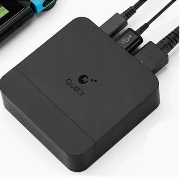 Gulikit NS05 Dock Portatile per Switch, Stazione di Ricarica con Adattatore USB-C PD, Porta USB 3.0 per Nintendo Switch OLED