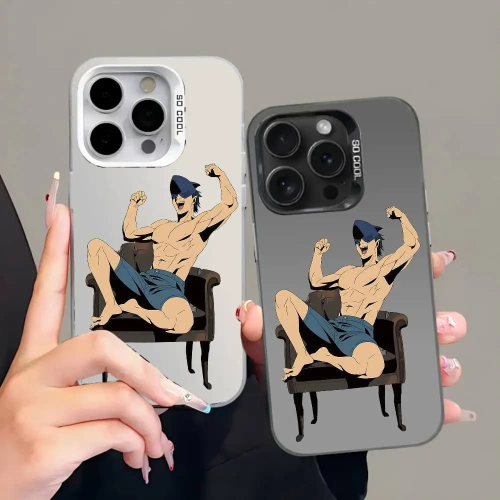 HOT Anime Chainsaw Man Reze Arc Hayakawa Beam Cassa Del Telefono Per iPhone 16E 16 15 14 13 12 mini 11 8 7 Pro Max Plus Colorato
