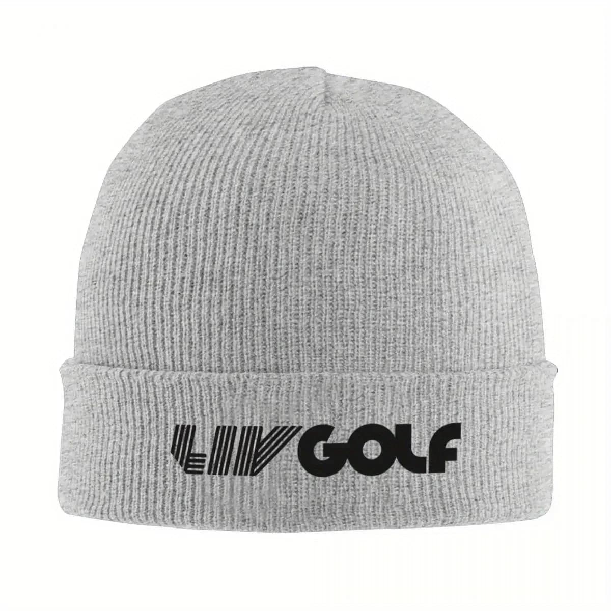 New Hot Sale LIV Golf Tour Knit Hat Beanies Winter Hats Warm Unisex Cap For Men Women