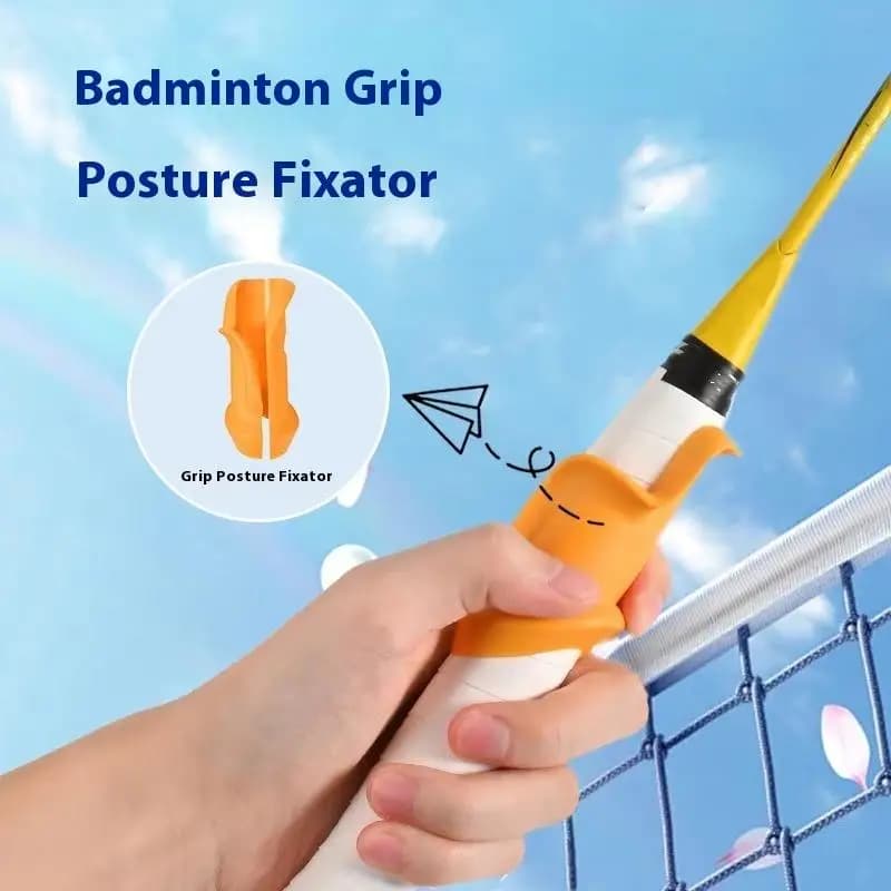 Universal support for PP badminton socket for tennis racket - Posture correction assistance to improve skills