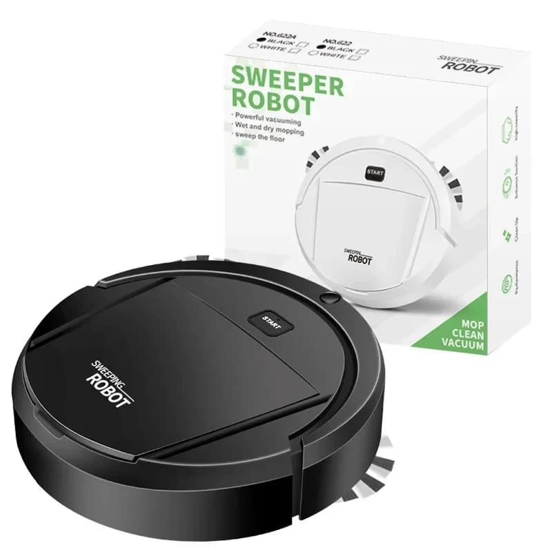 2026 Automatic Robot Vacuum Cleaner Intelligent Sweeping Wet And Dry Cleaning Machine Charging Intelligent Household Vacuum Clea