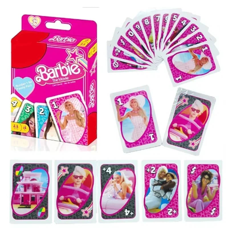 Newest Board Games Barbie Doll Card Game for Family Night Featuring TV Show Themed Graphics and A Special Rule for 2-10 Player