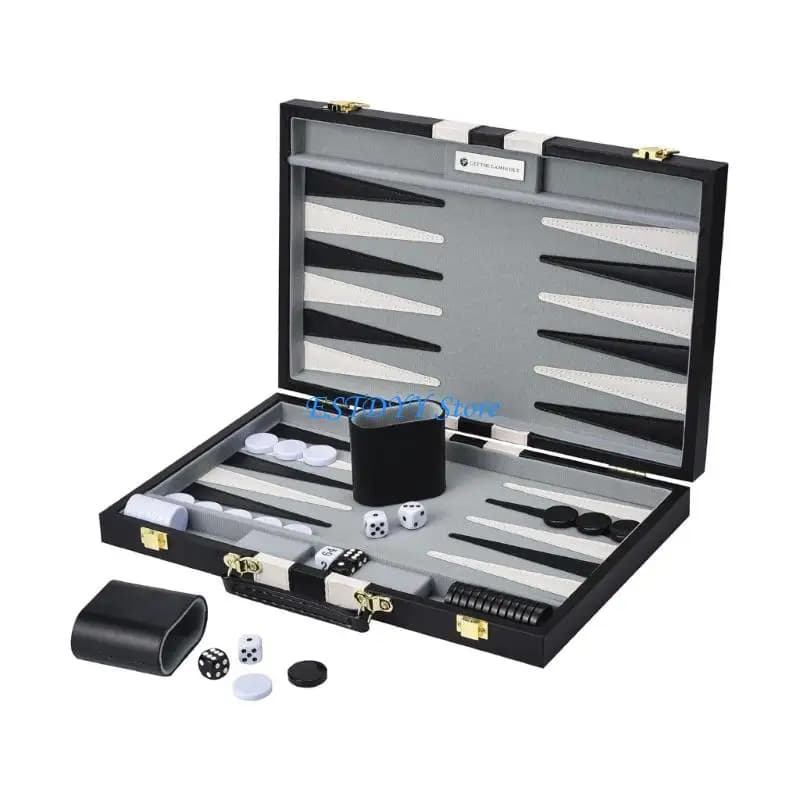 G6DE Waterproof Rolls Up Backgammon And Chesses Pack For Beach Outings And Home Use