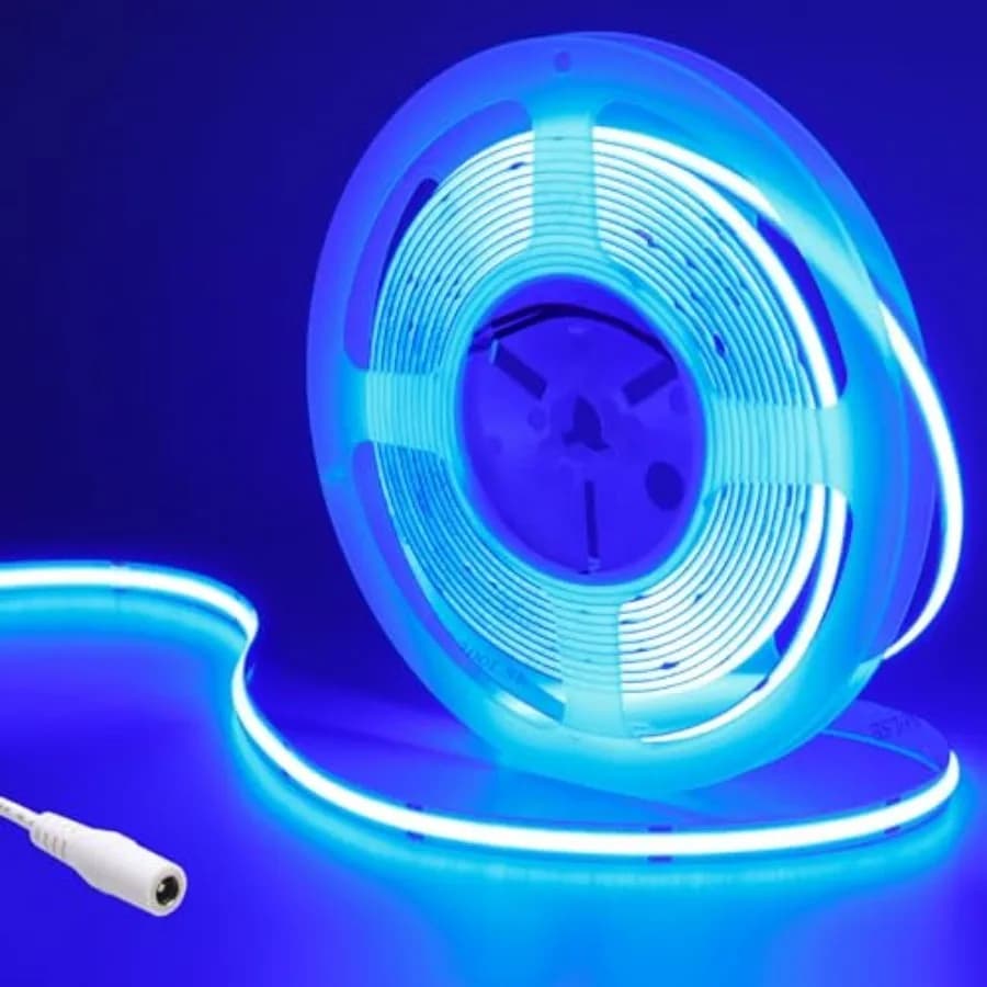 24V COB LED Strip Light 5M/16.4ft 2400LEDs Uniform Glow Flexible IP20 Not Waterproof LED Tape Lights for DIY Cabinet Bedroom Ki