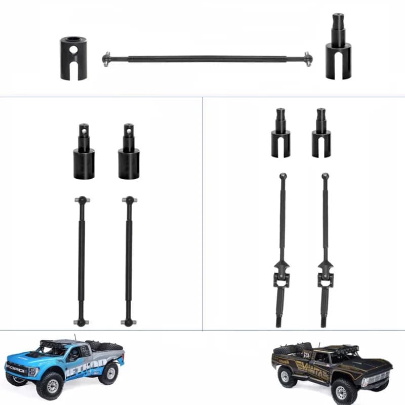 Metallo Anteriore Posteriore Centro Albero di Trasmissione CVD Albero di Trasmissione Tazza Differenziale per 1/10 Losi Baja Rey 2.0 Ford F100 RC Auto Parti di Aggiornamento
