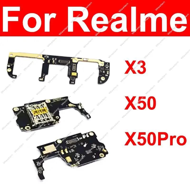 Antenna del telefono Piccola Scheda Per Realme X3 X3 Superzoom X50 X50 Pro 5G Segnale Trasmettitore del telefono Slot Per Scheda SIM Piastra Flex