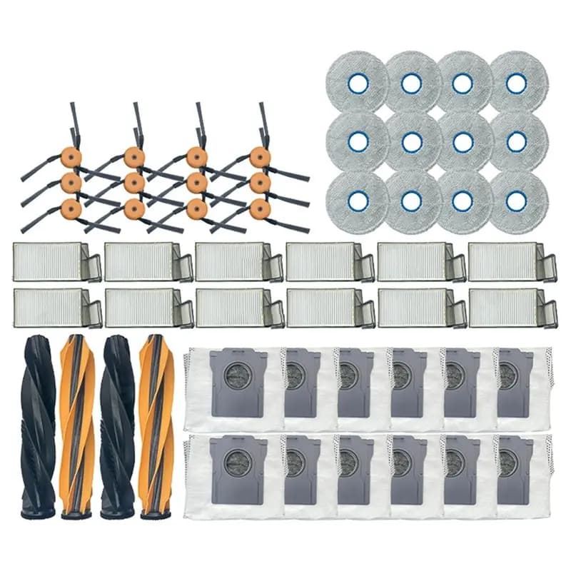 [B25B!】 Main Side Brush HEPA Filter Mop Dust Bag For Dreame X60 Max Ultra Spare Parts Robot Vacuum Cleaner Accessories(52Pcs)