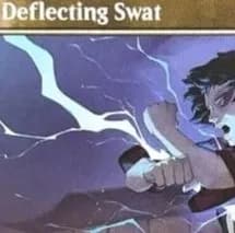 "Deflecting Swat" TCG Cards Proxy Black Top Quality Playing Cards Board Game Deck Trading Cards