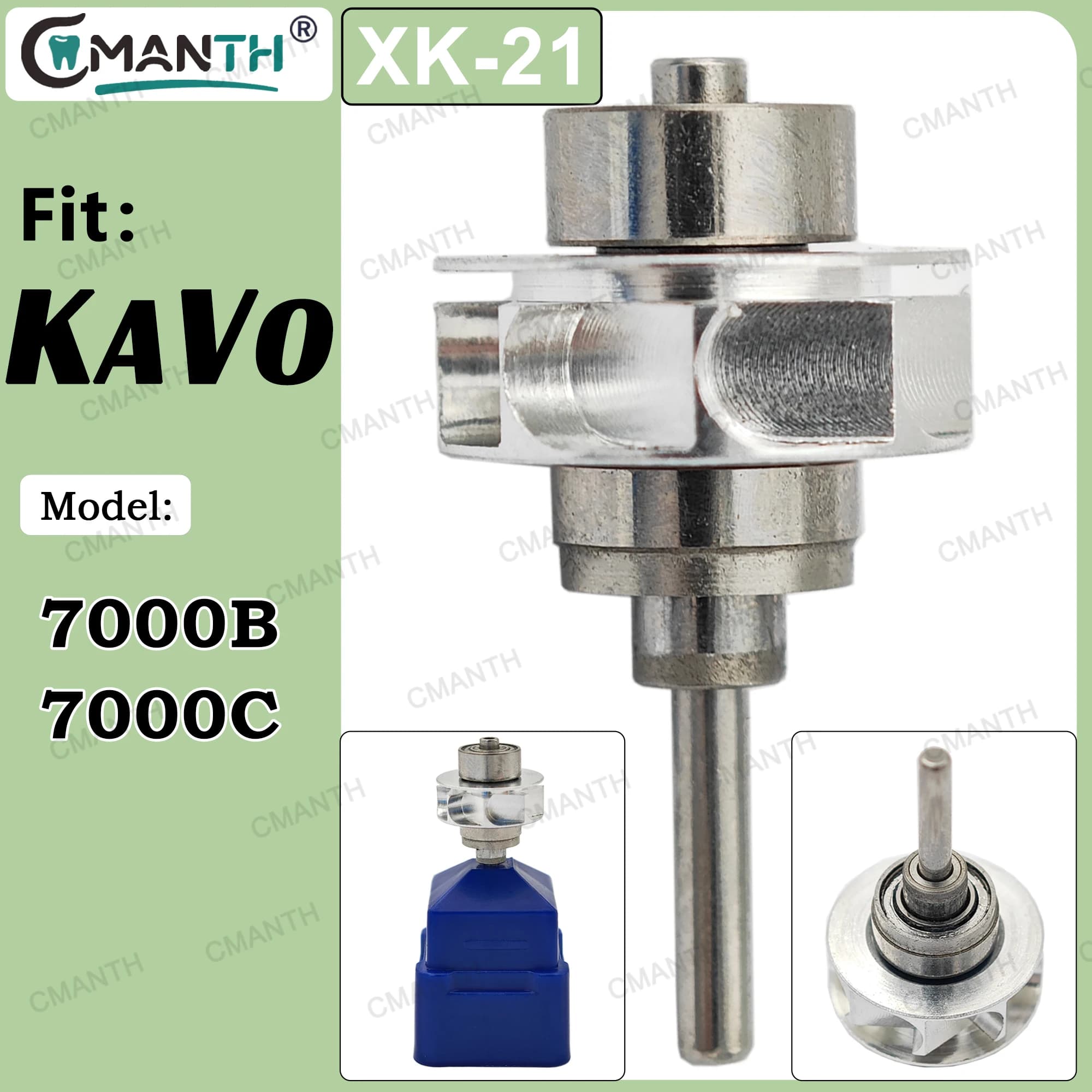 Per KAVO 7000B 7000C Manipolo ad alta velocità Cartuccia turbina dentale Rotore d'aria Cuscinetto in ceramica Accessori per odontoiatria