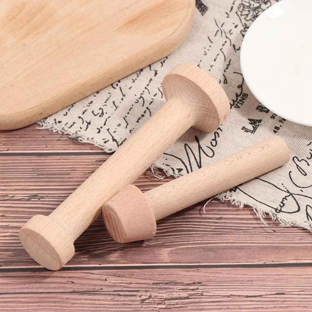 Shaping Kitchen Double Sided Baking Wooden Portable Eggtart Mold Tart Tamper Pastry Tools Dough Press