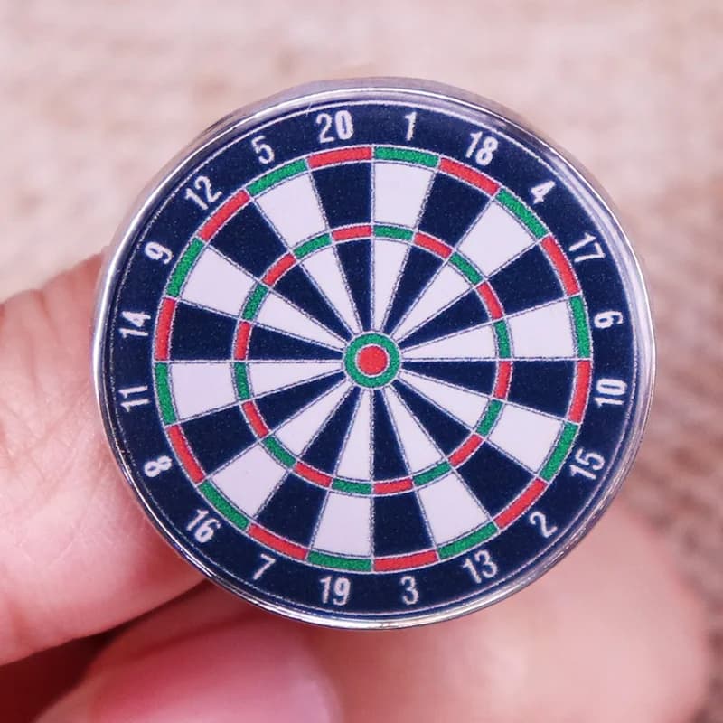 Freccette bordo spilla bottone distintivo freccette gioco amante accessori regalo