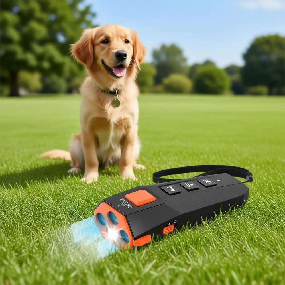Dispositivo Antiabbaio per Cani - 3 Emettitori - Strumento di Addestramento Sicuro e Facile da Usare - Addestra i Cani, Discourge l'Abbaio Eccessivo - Alternativa a...