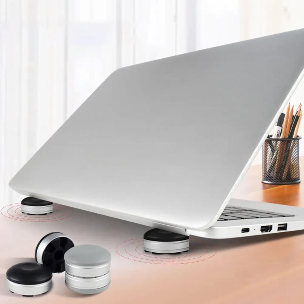 2 Pezzi Supporti per Laptop Portatili, Raffreddamento Desktop, Supporto Ergonomico per Computer con Inclinazione Regolabile per una Migliore Postura di Scrittura