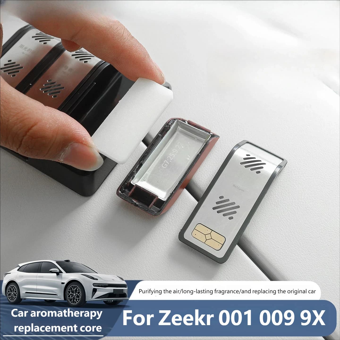 For Zeekr 001 009 9X 2021-2025 2026 Original Refill Deodorant Car Original Fragrance Bastoncino Perfume Interior Accessories