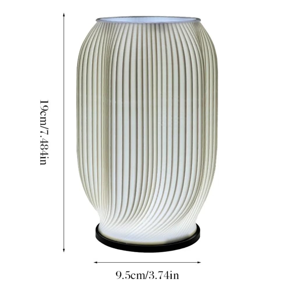 3D Printing LED Desk Lamp Dimmable Minimalist Night Light Adjustable Color Temperature USB Powered Decorative Desk Lamp Bedroom