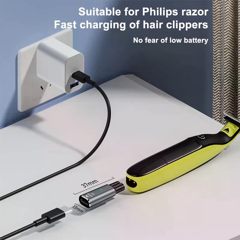 5V Type-C Charger Adapter for OneBlade QP2724 QP2834 QP1424 QP1924 QP4631, Rulebarba