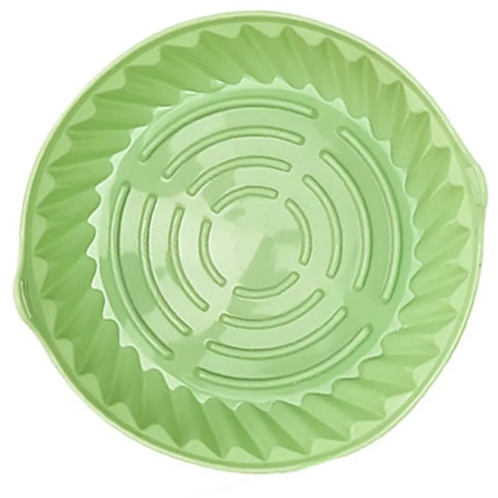 Teglia Rotonda in Silicone Riutilizzabile Antiaderente per Forno e Friggitrice ad Aria, Mantiene la Forma, Prolunga la Durata, Facile da Usare