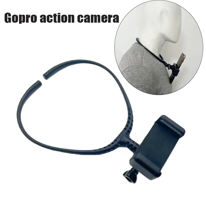 Supporto per collo indossabile a mani libere Supporto per telefono pigro Supporto universale sospeso per staffa dock station per iPhone