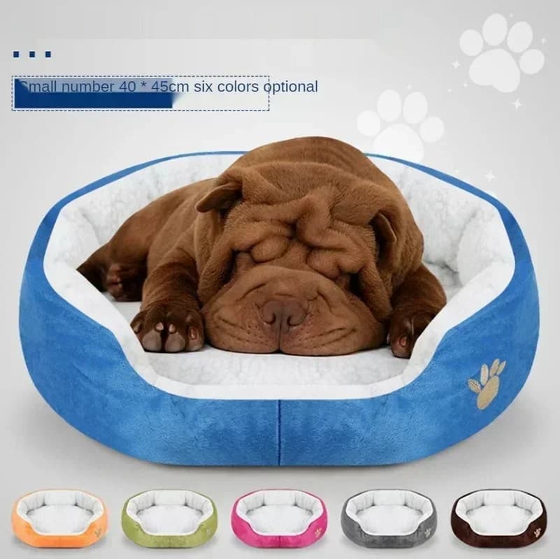 Letti per cani per cani di taglia grande riscaldamento in Cashmere letto per cani da compagnia divano lettino cestini per gatti cestini per canile in peluche comodi articoli per animali domestici