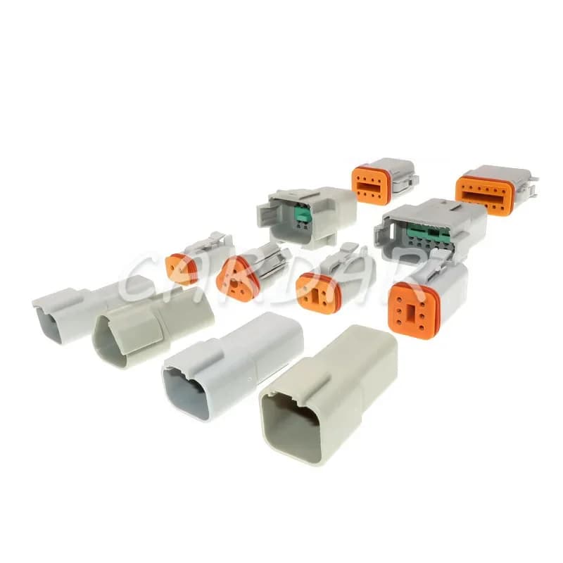 Set di Connettori Impermeabili Deutsch DT a 2, 3, 4, 6, 8, 12 Pin, Presa Elettrica AC 22-16AWG per Auto, Bus, Motore, Cambio