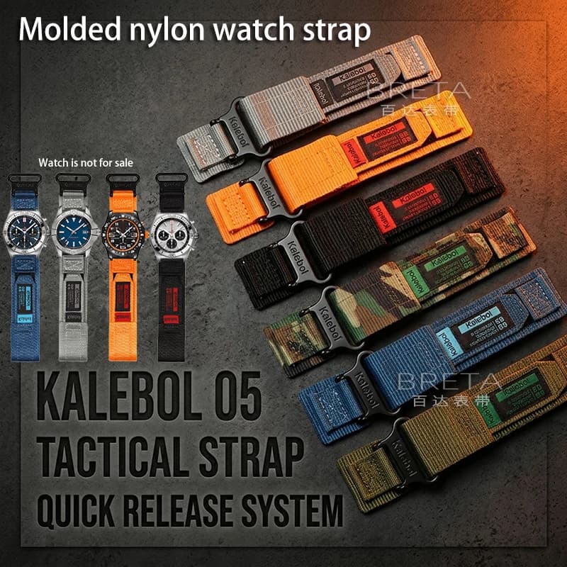 For Breitling Seiko Velcro nylon strap Outdoor sports replacement wristband Fossil Tudor Canvas watch band 20 22mm