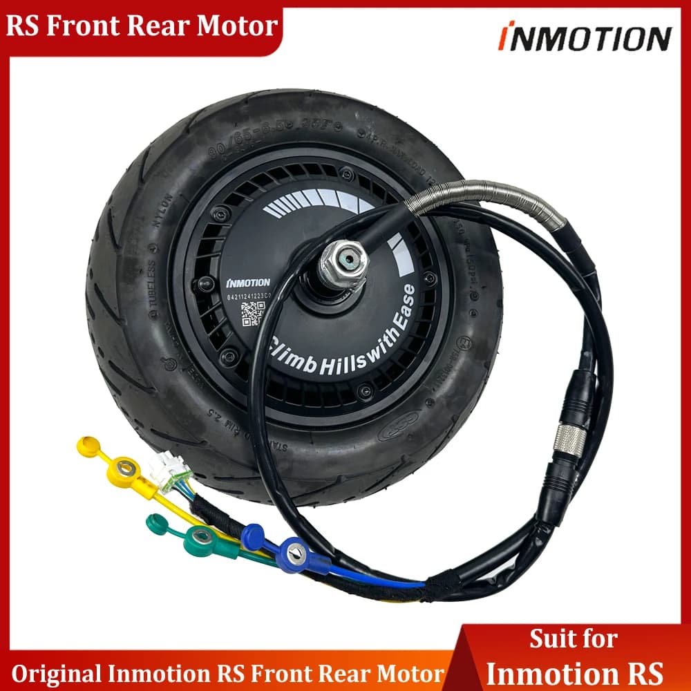 Motore Originale Inmotion RS per Monopattino Elettrico, Motore Anteriore e Posteriore Separato con Pneumatico, Ricambio Ufficiale, Accessori Motore INMOTION RS