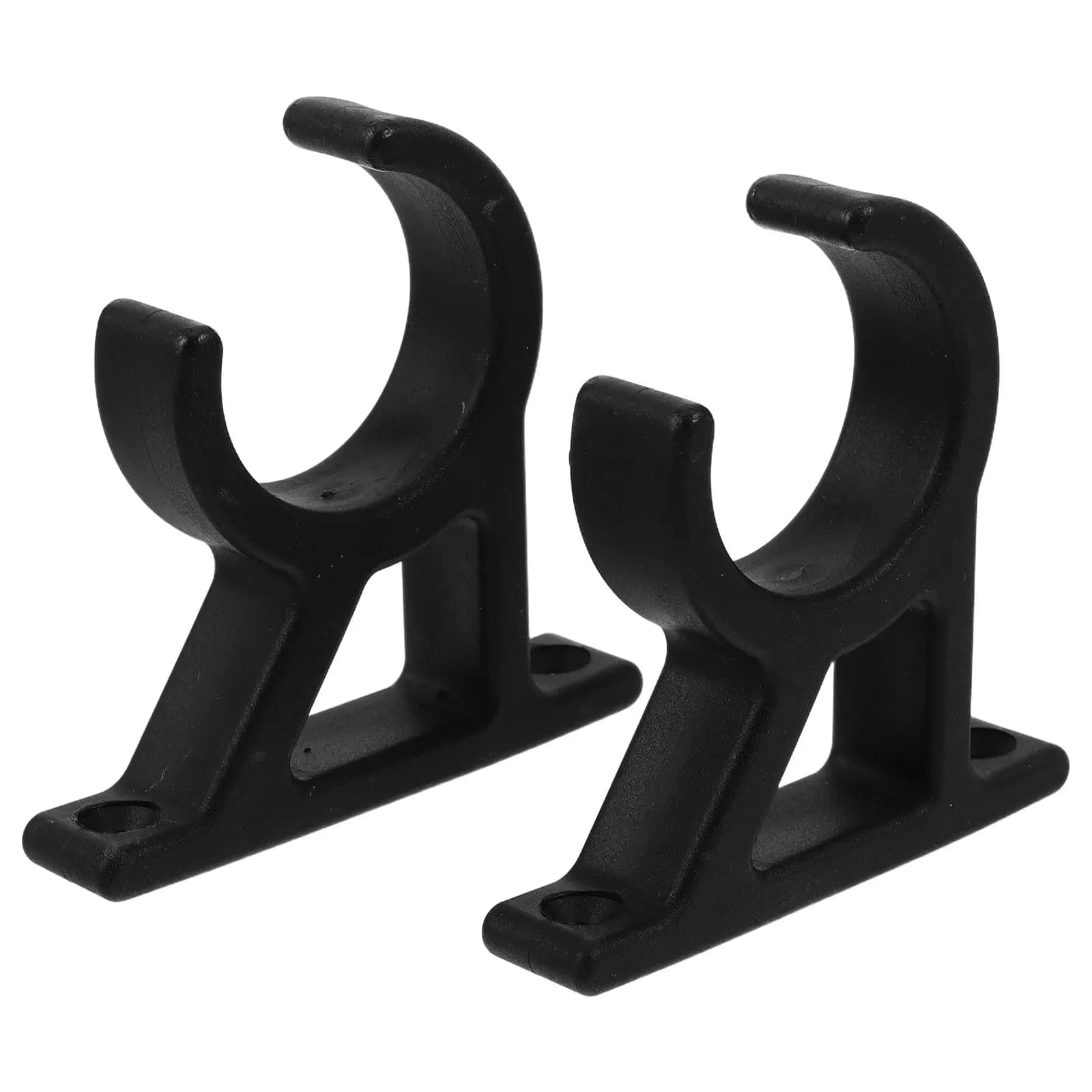 2 Pezzi Morsetto per Tubo in Nylon Nero 42mm, Clip a Sgancio Rapido per Pagaia, Supporto per Asta, Staffa per Tubo, Porta Pagaia per Kayak, Contenitore per Pagaie