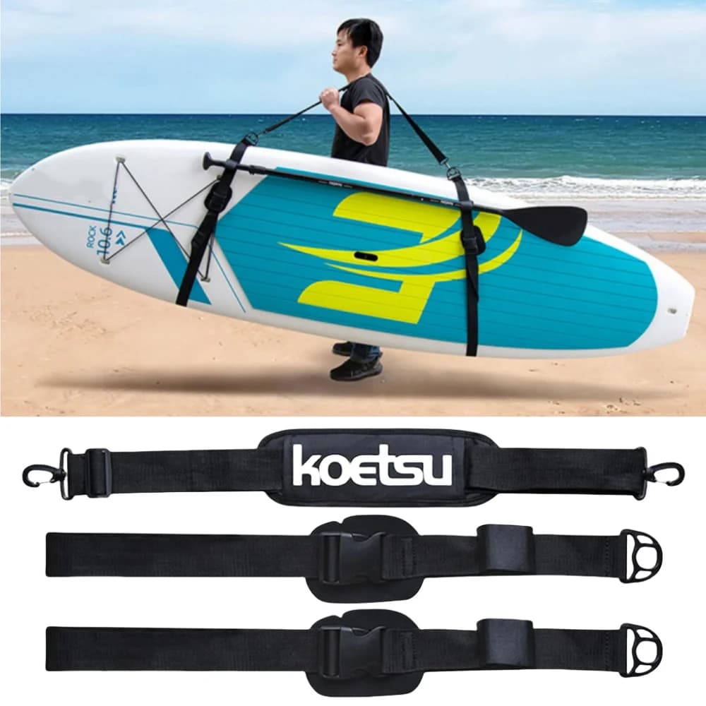 Surfboard Shoulder Strap Portable Surfboard Shoulder Carry Sling Adjustable Stand Up Surf Paddle Board Carrier Kayak Accessories