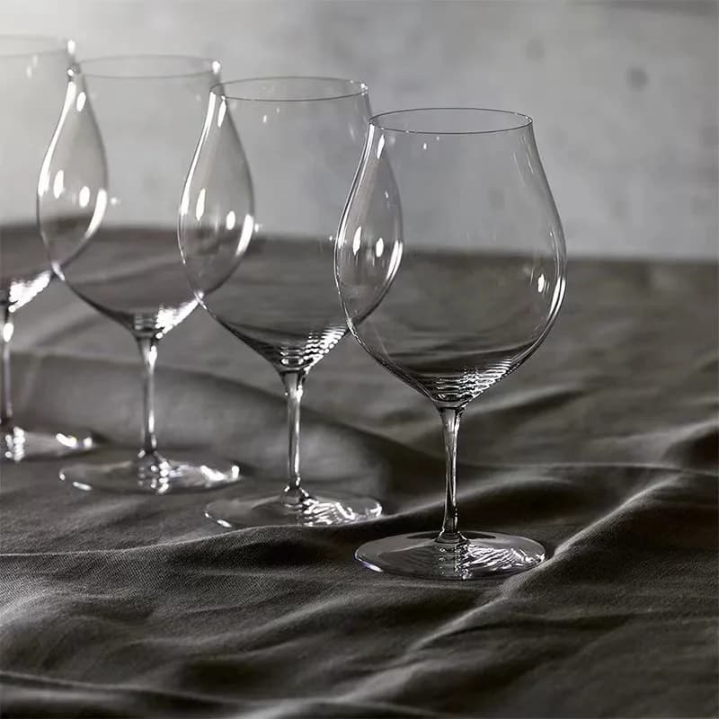 High-quality Glass Wine Glasses for Home, White Wine Goblets for Restaurant, Stemmed Dessert & Champagne Glasses