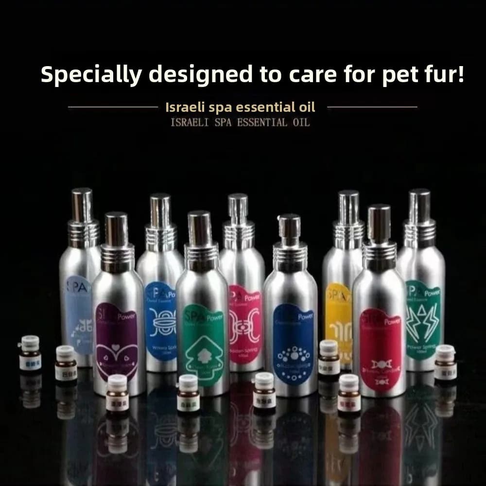 Israele SPA Pet Olio Essenziale Shampoo Cane Gatto Bagno Gel Doccia 9 Profumi Fragranza Deodorante Rilassante Umore Forniture