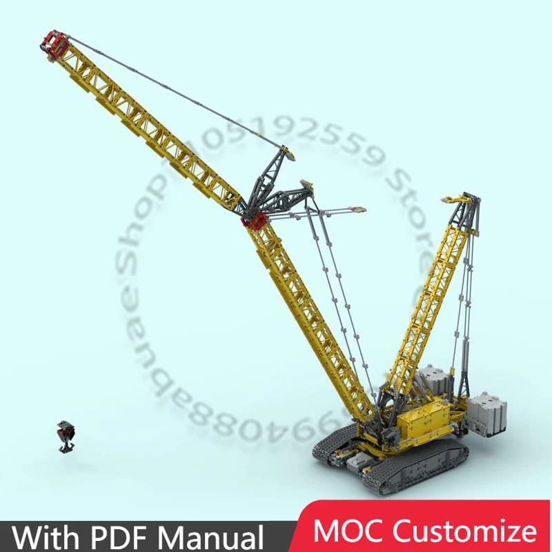 3902 Pezzi Auto Sportiva Veloce Liebherr LR 13000 SDWB (2x42146) MOC Personalizzabile Modulare da Costruire Fai da Te Giocattolo Regalo per Festival