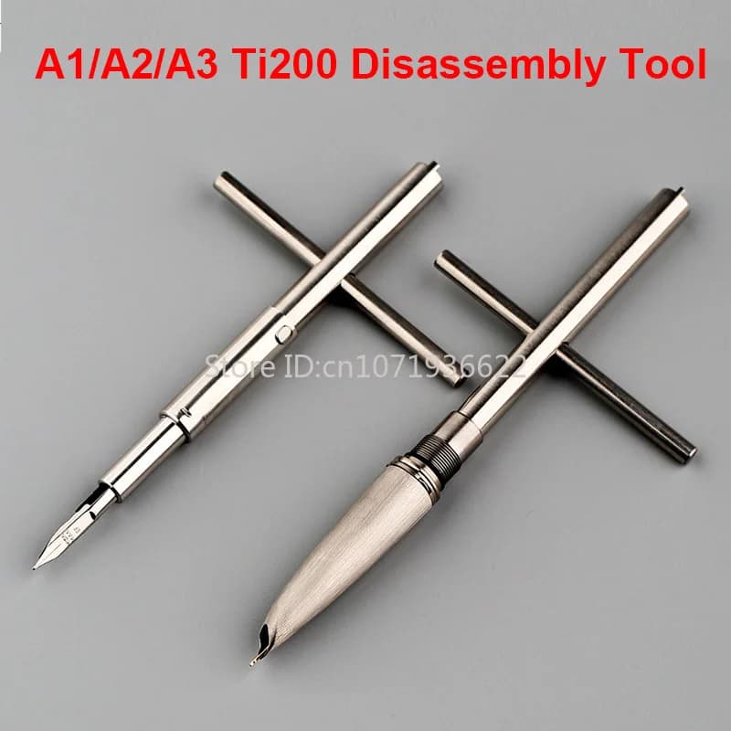 Majohn A1/A2/A3 Pennino Ti200 Penna stilografica Metallo Strumento di smontaggio Riparazione Montaggio Pulizia Manutenzione Pennino Sostituzione