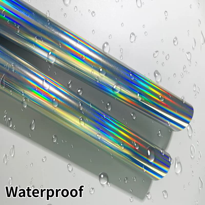 1 roll of film for self-adhesive laser holographic letters, diy water cup, auto, motorcycle, laptop, windows, glass, decals for cutting machine