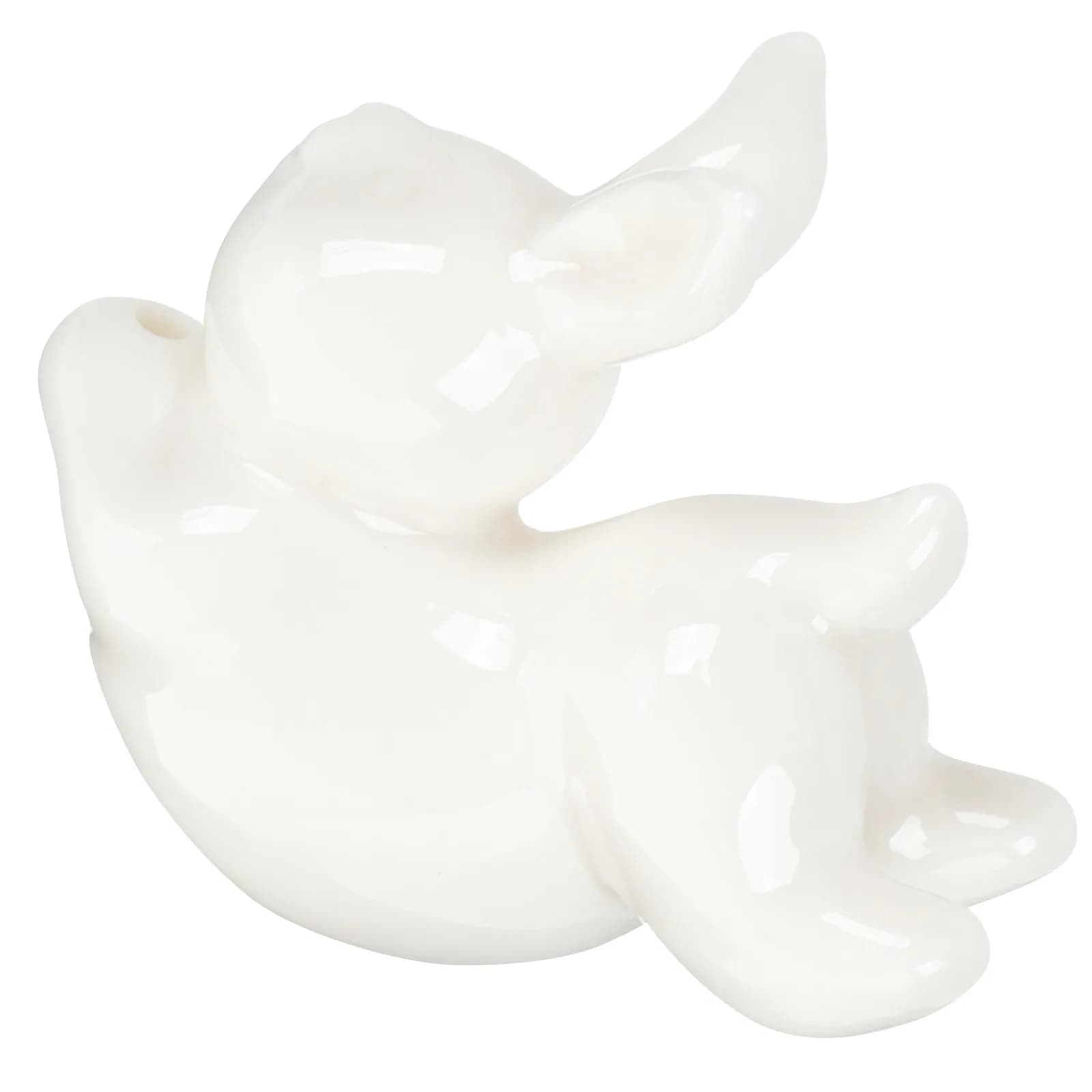 Bruciatore di incenso in ceramica a forma di coniglio, porta bastoncini di incenso multifunzionale, decorazione per casa, ufficio, sala yoga, camera da letto