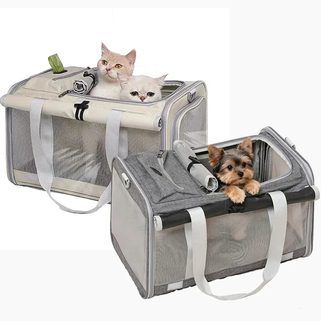 Pet Carrier for Large and Medium Cats Soft-Sided Pet Carrier for Big Medium Cats and Puppy Dog Carriers Cat Carriers