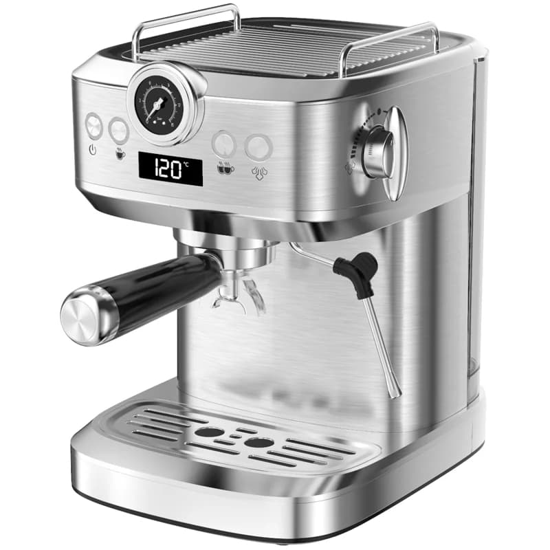 Coffee Maker Factory Custom Semi-automatic Electric Stainless Steel Home Espresso Machine Brew System for Household Use