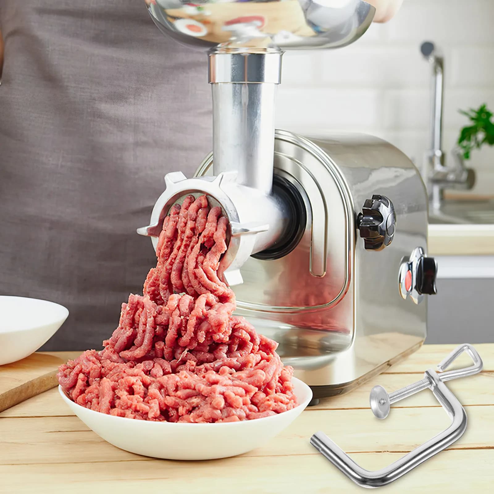 Clip di Ricambio Universale per Macchina per Pasta, Costruzione Robusta in Metallo, Facile Installazione, Fissaggio Sicuro, Accessorio per Macchina per Pasta