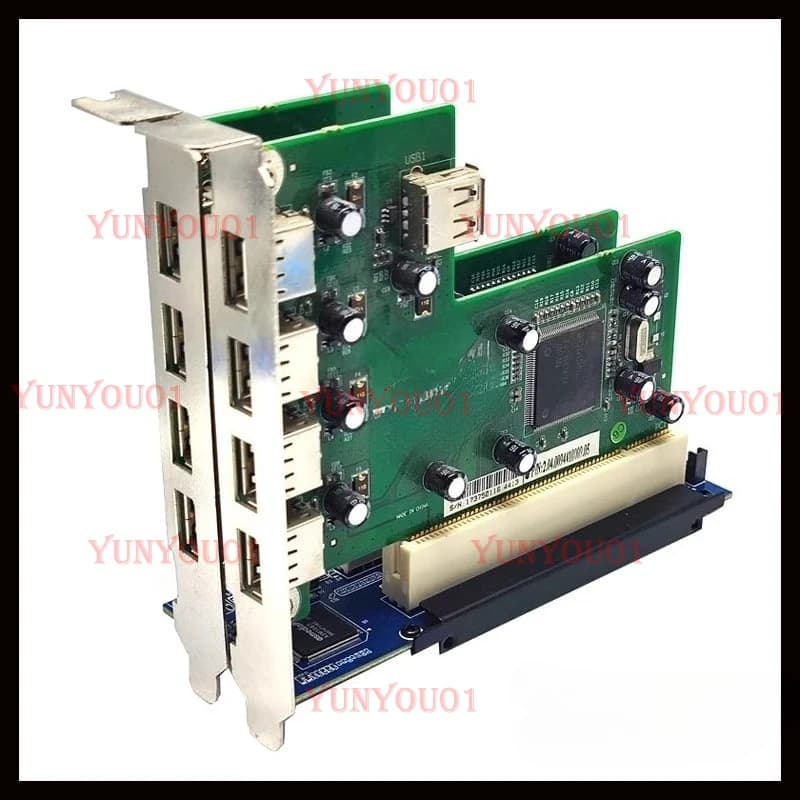 Scheda adattatore PCIe adatta per slot PCI-E a PCI doppi, acquisizione scheda di supporto