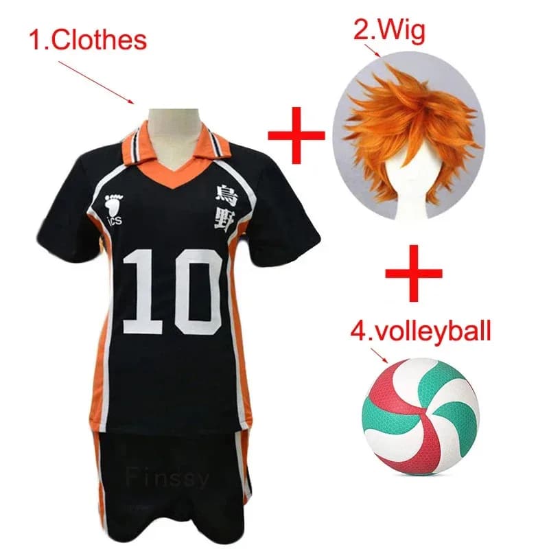 CyHai Karasuno kyuu!! Shoyo Hinata kageyama tobio Yu Nishinoya Costume Cosplay Uniformi da pallavolo delle scuole superiori
