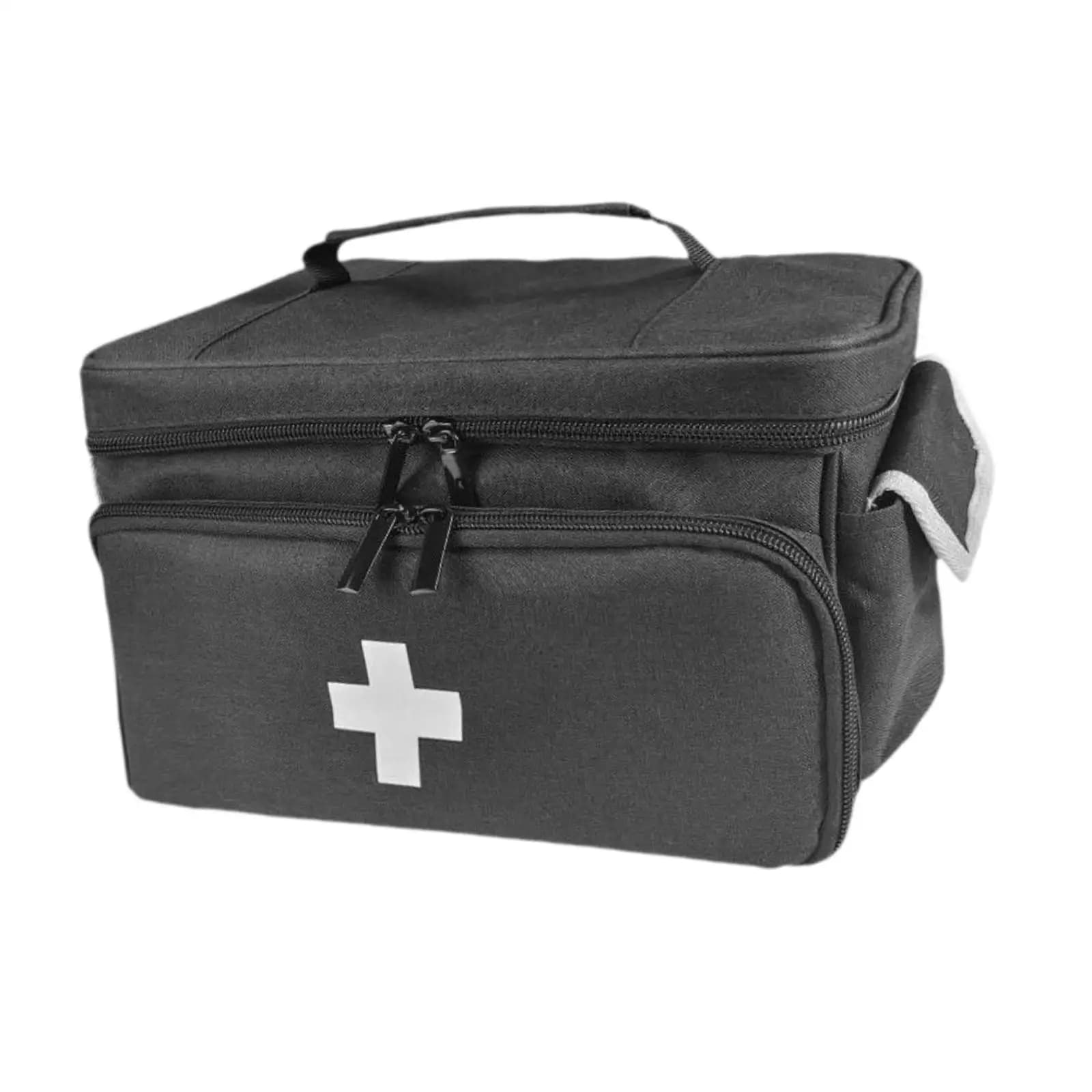 Borsa per kit di pronto soccorso da viaggio, organizer per emergenze, opzioni di archiviazione multifunzionali per famiglie in movimento, borsa di pronto soccorso vuota