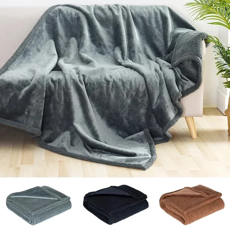 Coperta Impermeabile per Animali Domestici, Telo Protettivo Reversibile in Pile Anti-urina per Divano, Letto, Mobili, per Cani e Gatti